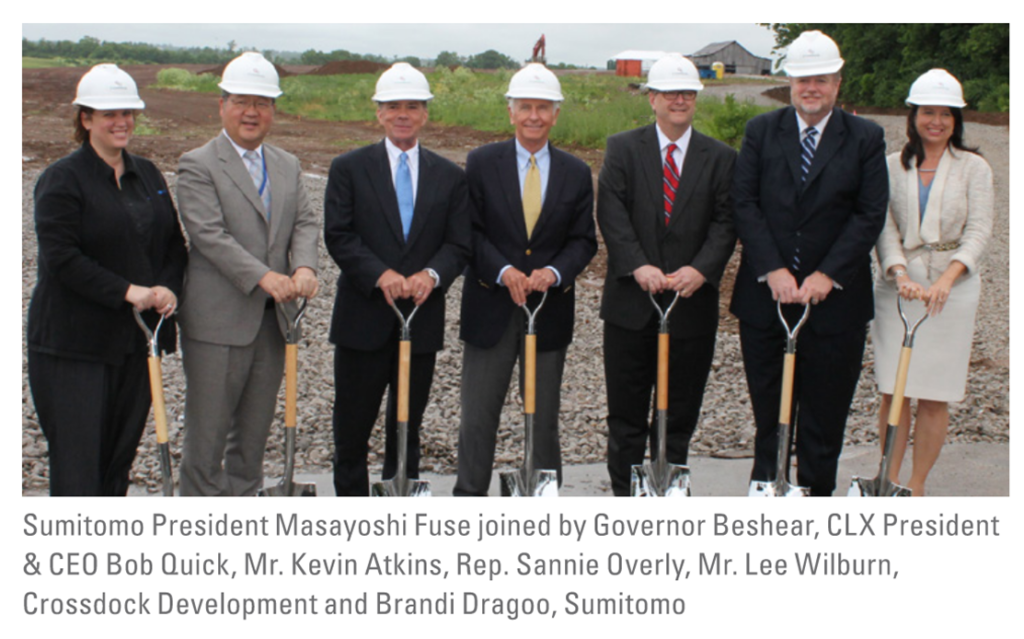 Sumitomo Electric Wiring Systems' breaks ground on new facility in Lexington, Kentucky with Governor Beshear and other local leaders.